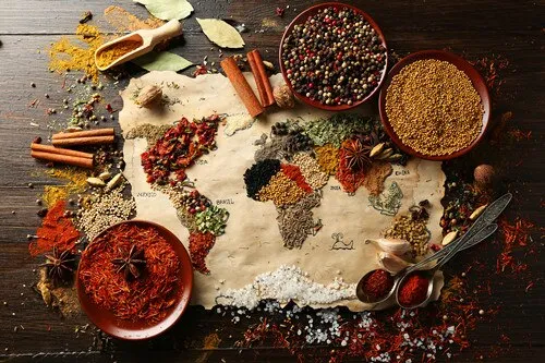 Canvas Prints - Vegetable, Grains and Spices