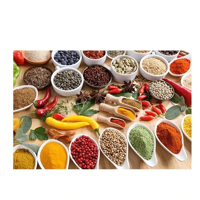 Canvas Prints - Vegetable, Grains and Spices