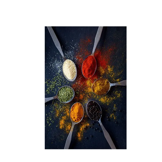 Canvas Prints - Vegetable, Grains and Spices