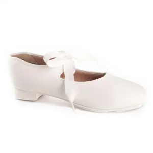 Capezio White Junior Tyette Tap shoes