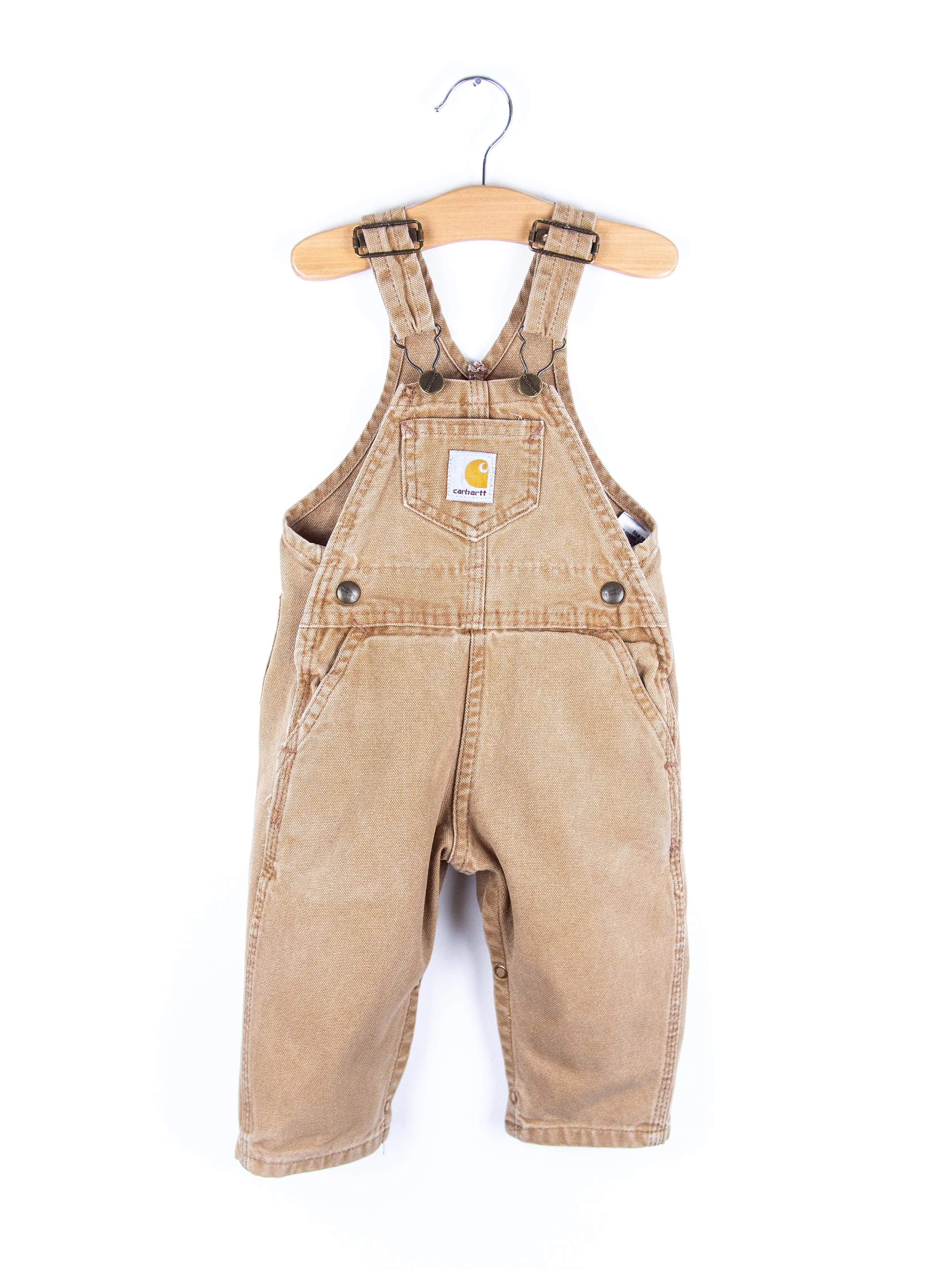 Carhartt Vintage Sand Canvas Dungarees - Age 12 months