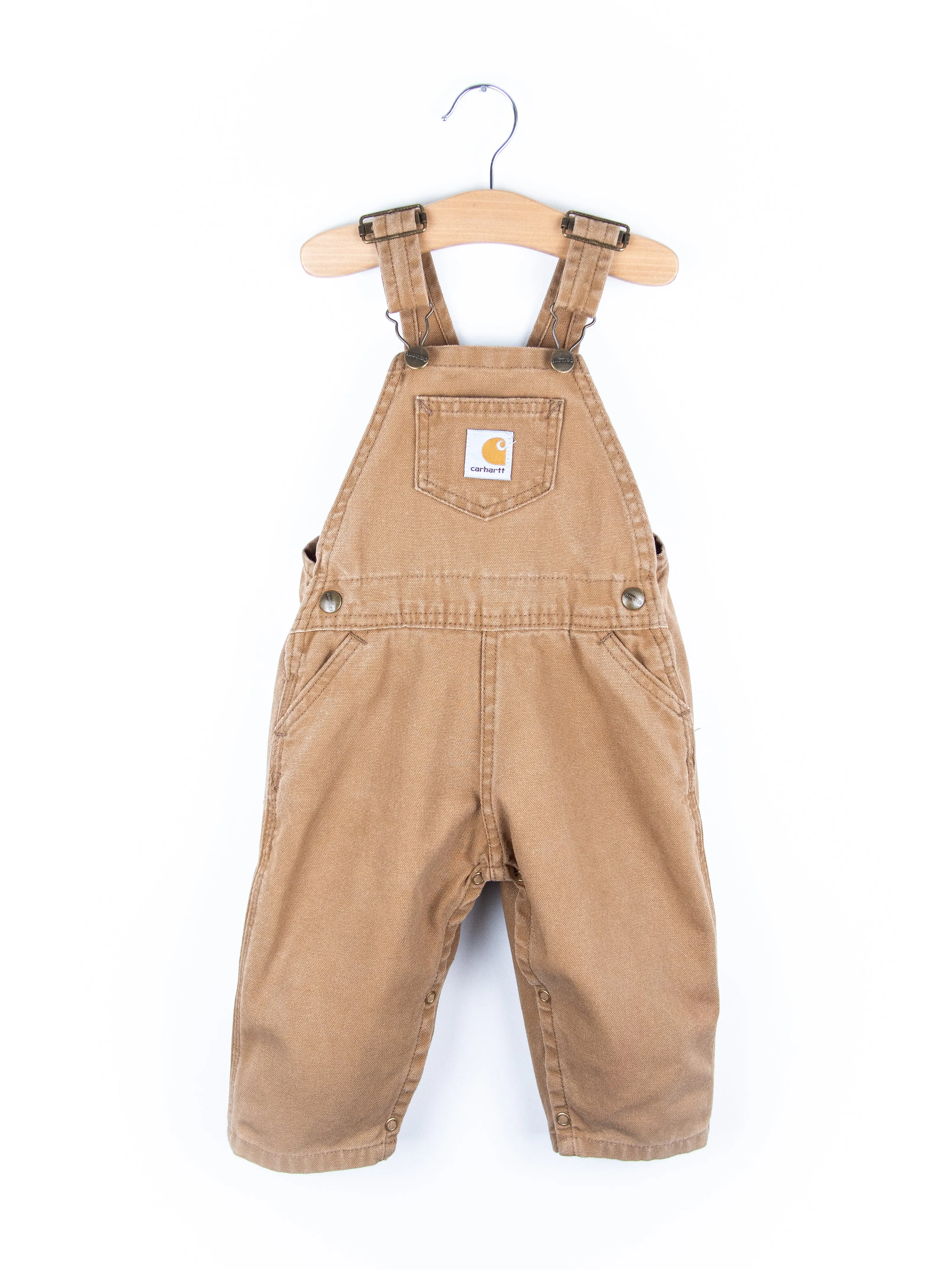 Carhartt Vintage Sand Canvas Dungarees - Age 18 months