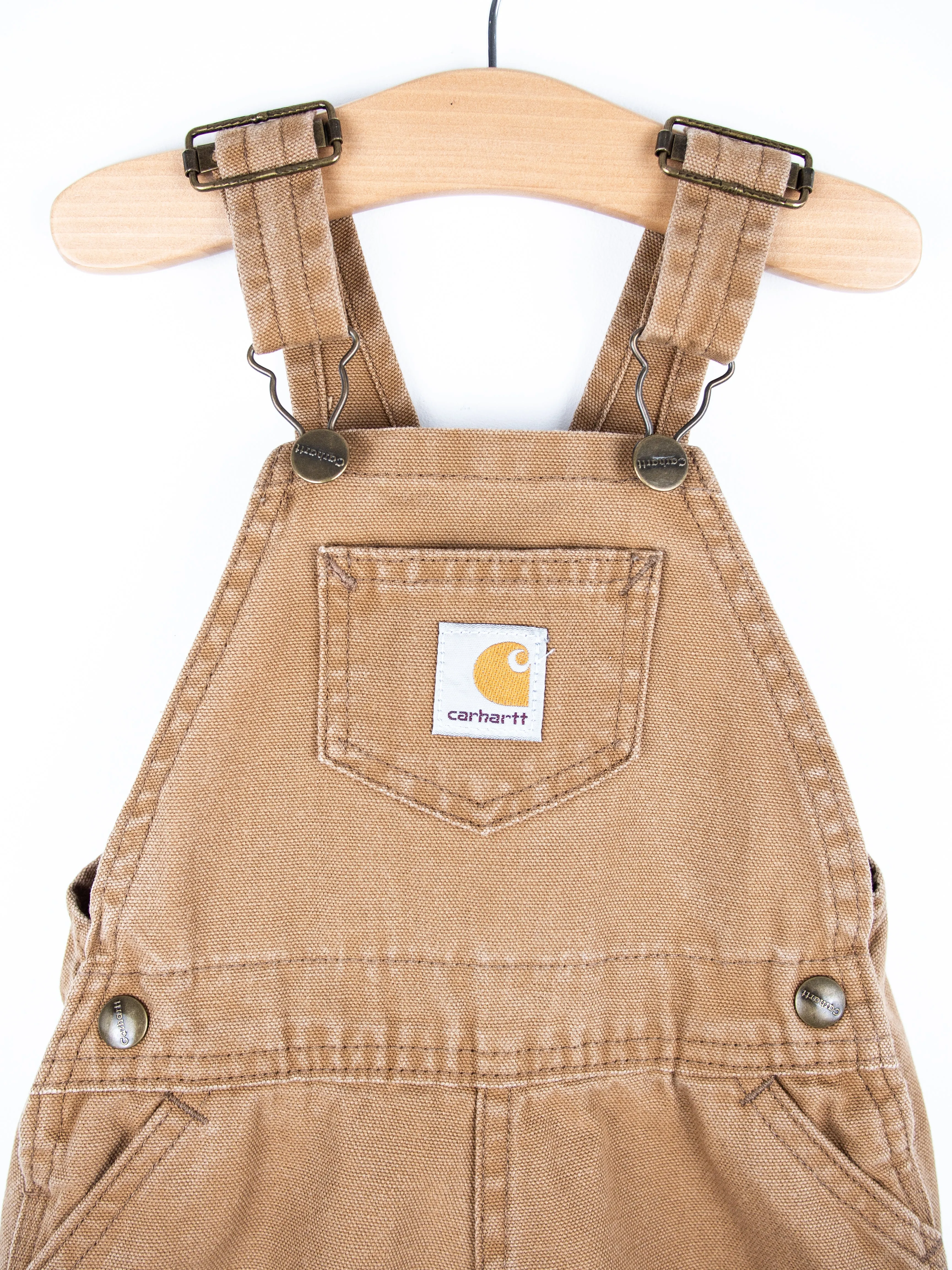 Carhartt Vintage Sand Canvas Dungarees - Age 18 months