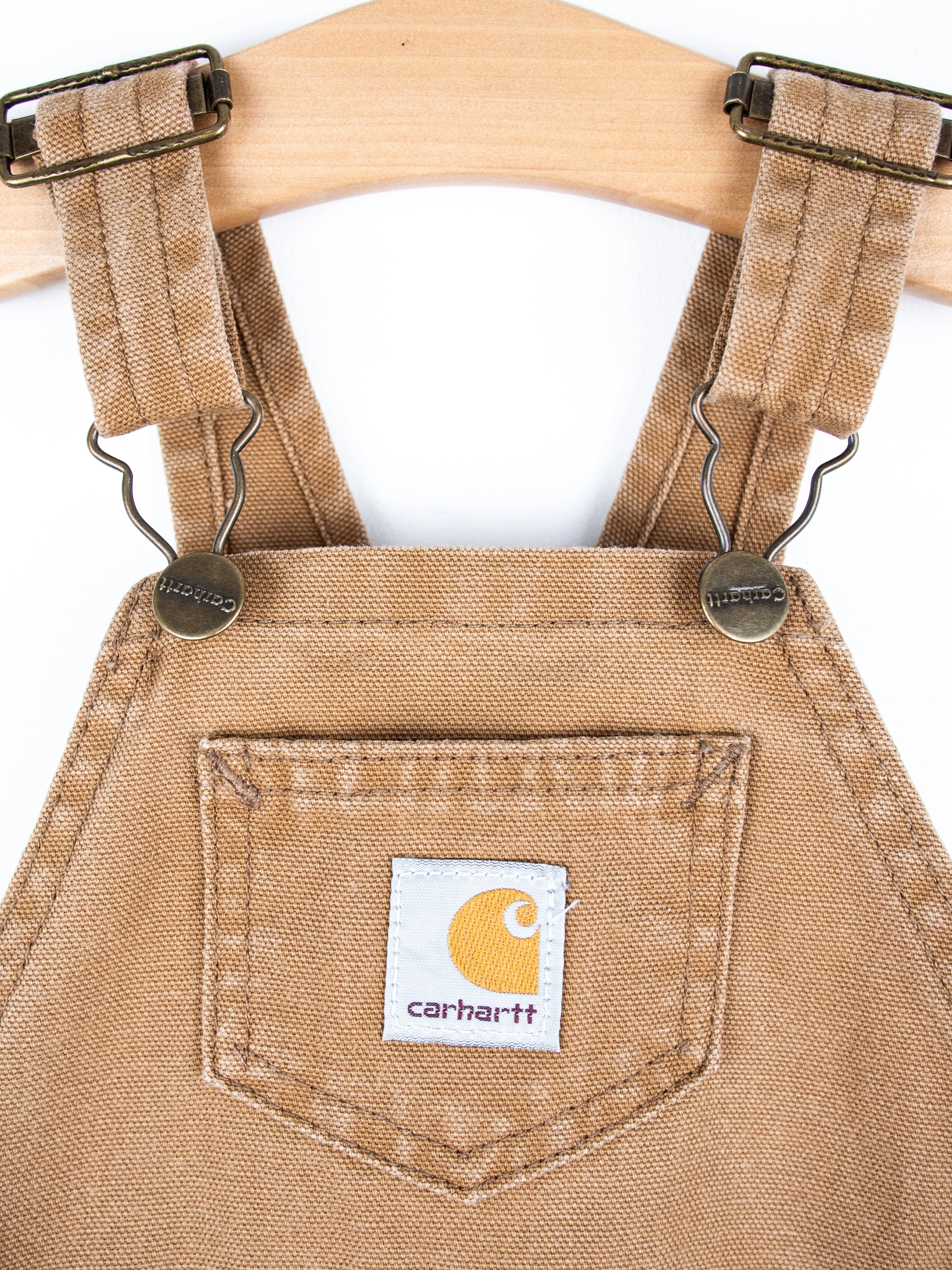 Carhartt Vintage Sand Canvas Dungarees - Age 18 months