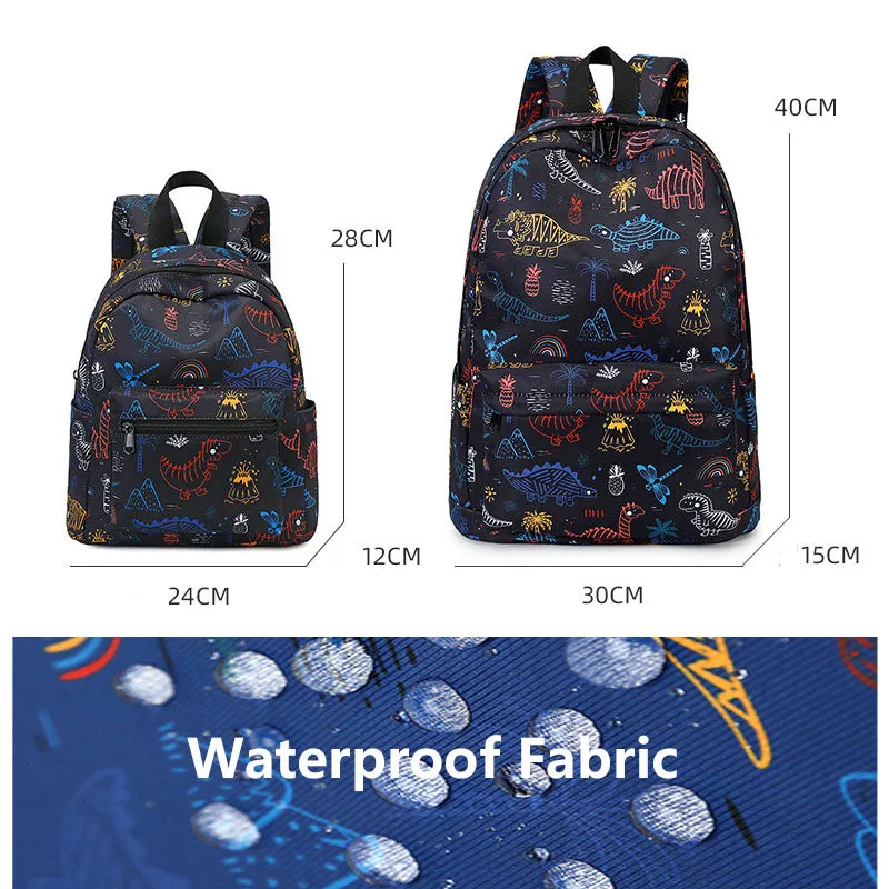 Cartoon Dinosaur Backpack Boys Kids Kindergarden Schoolbag