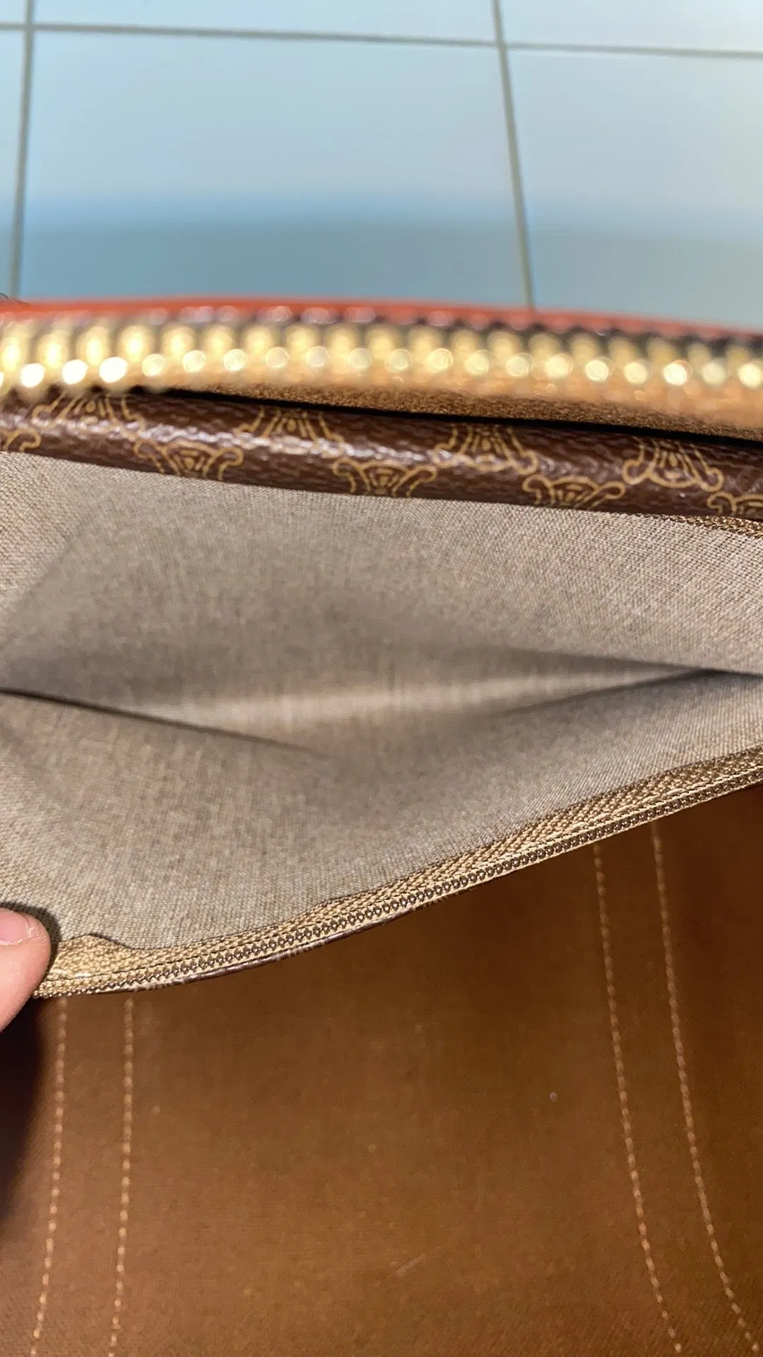 CELINE Macadam Boston Bag