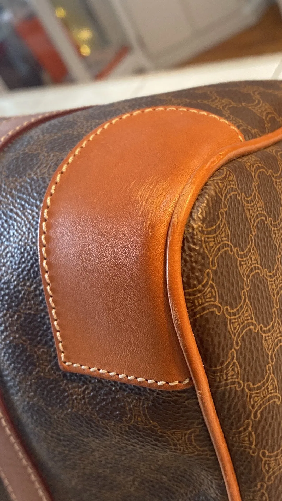 CELINE Macadam Boston Bag