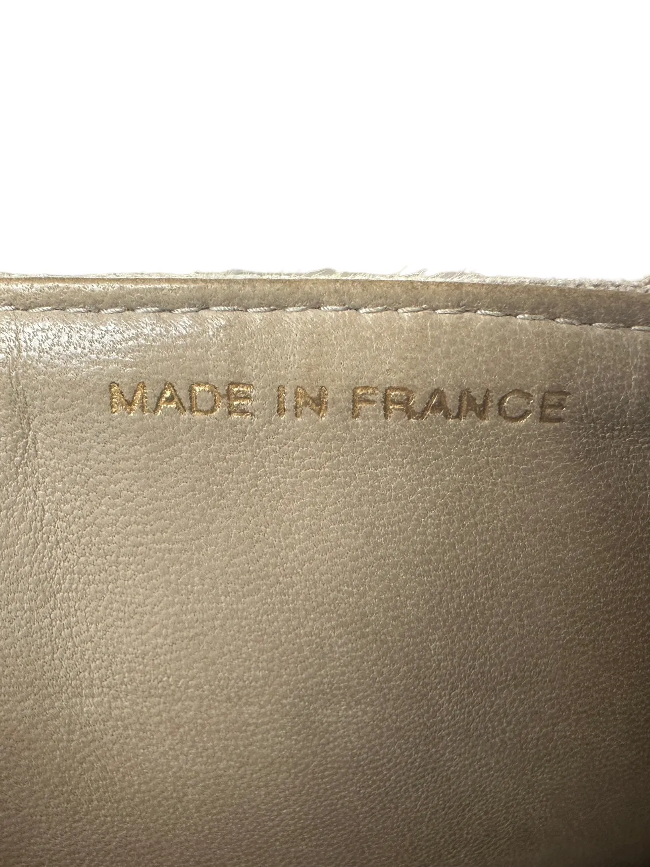 Chanel Ivory Canvas Camellia Embroidered Double Flap Classic