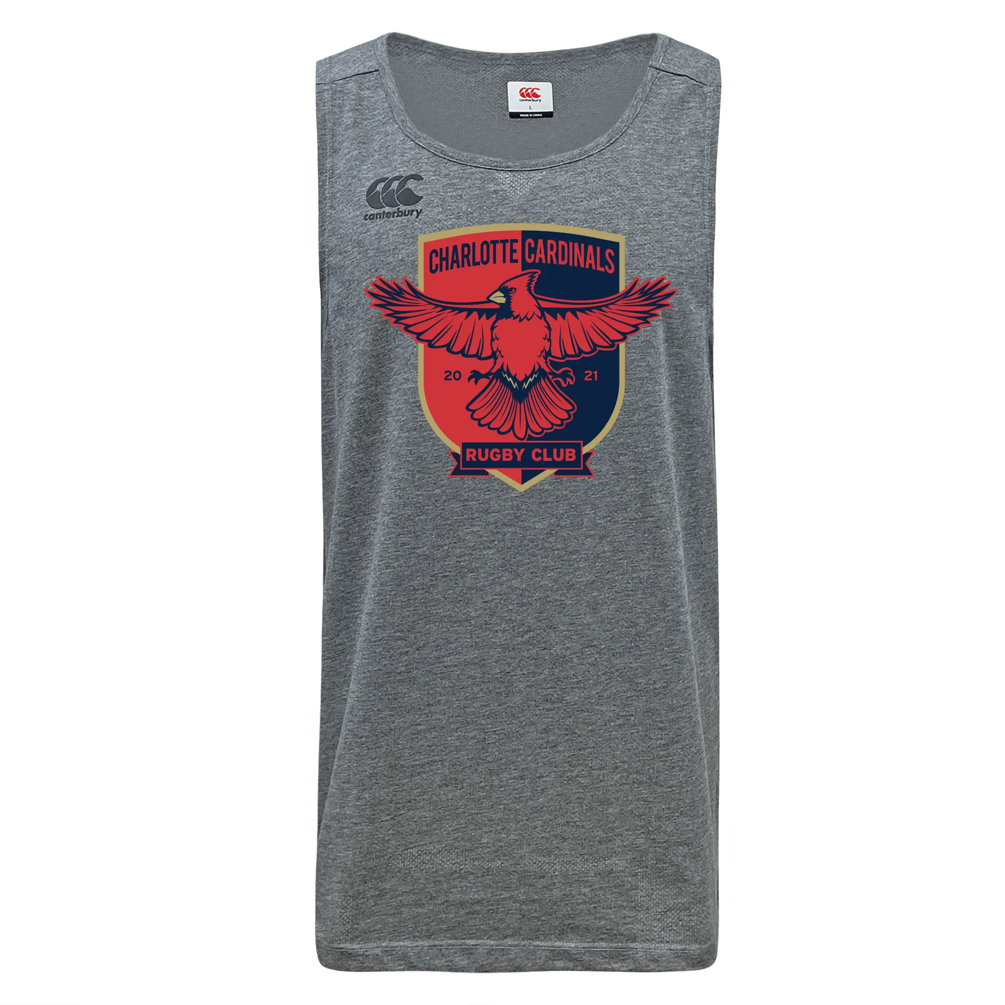 Charlotte Cardinals Rugby Club Tempo Vapodri Singlet by Canterbury