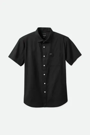 Charter Oxford S/S Shirt - Black