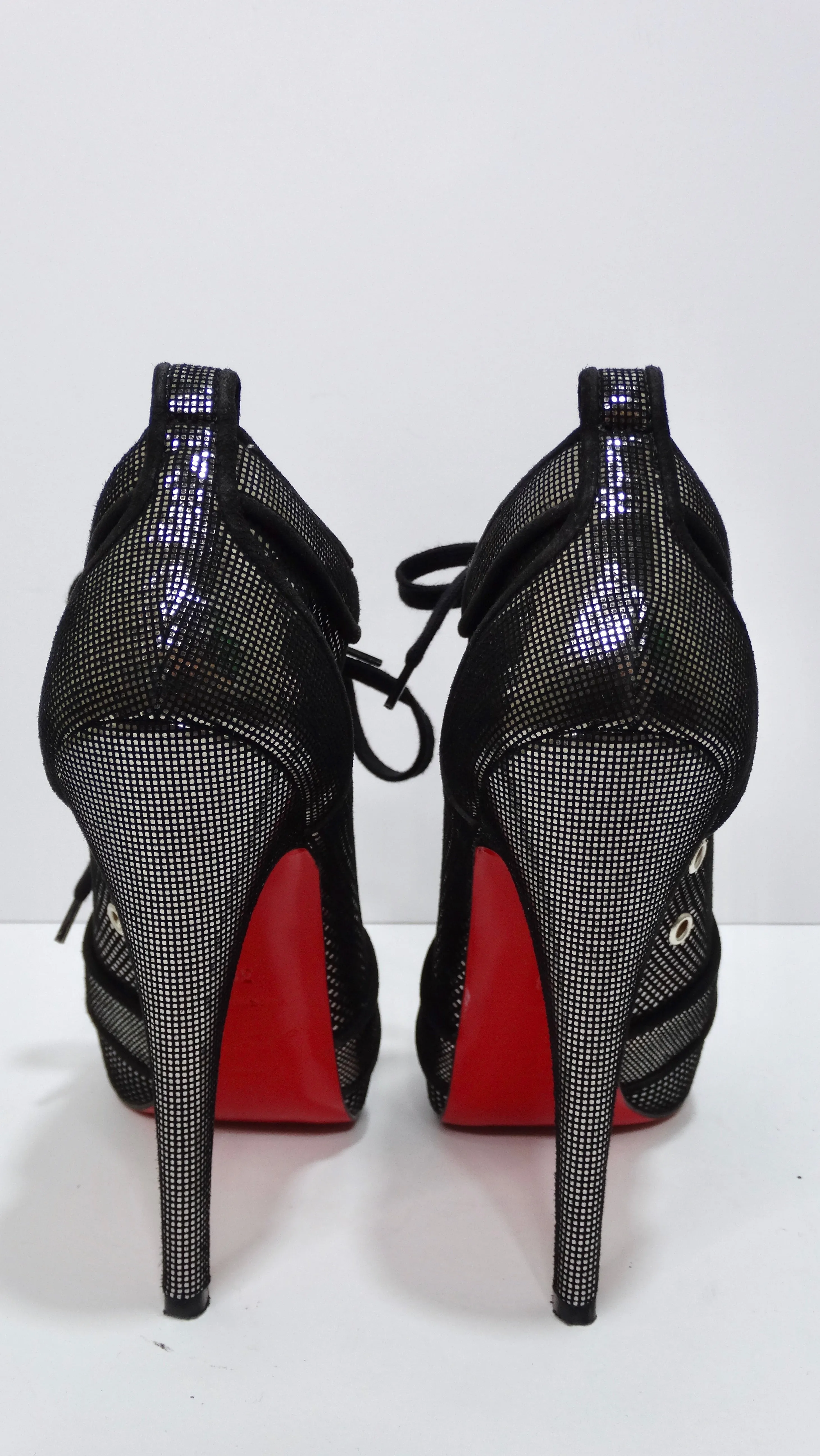 Christian Louboutin Lace Up Boots