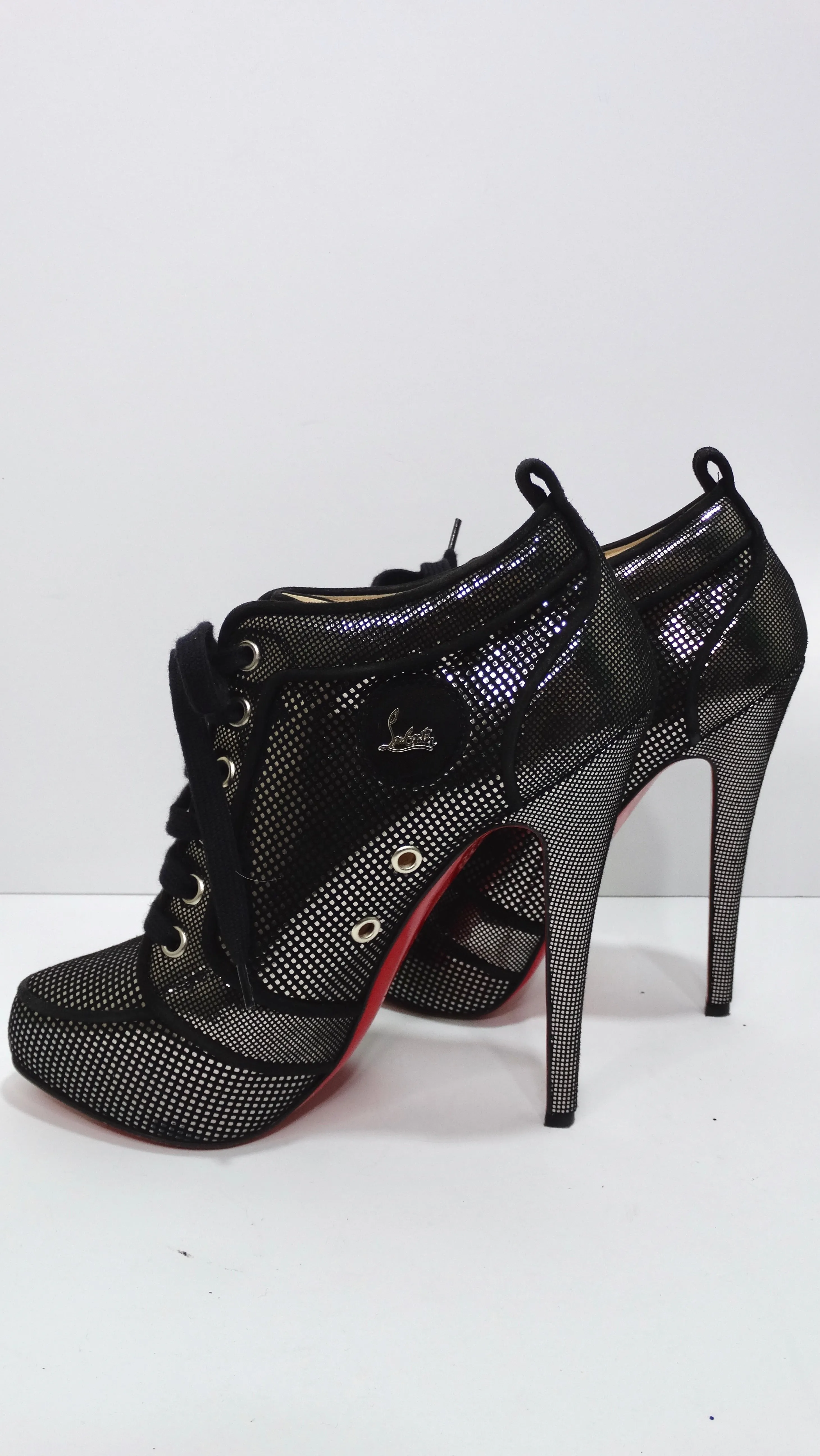 Christian Louboutin Lace Up Boots