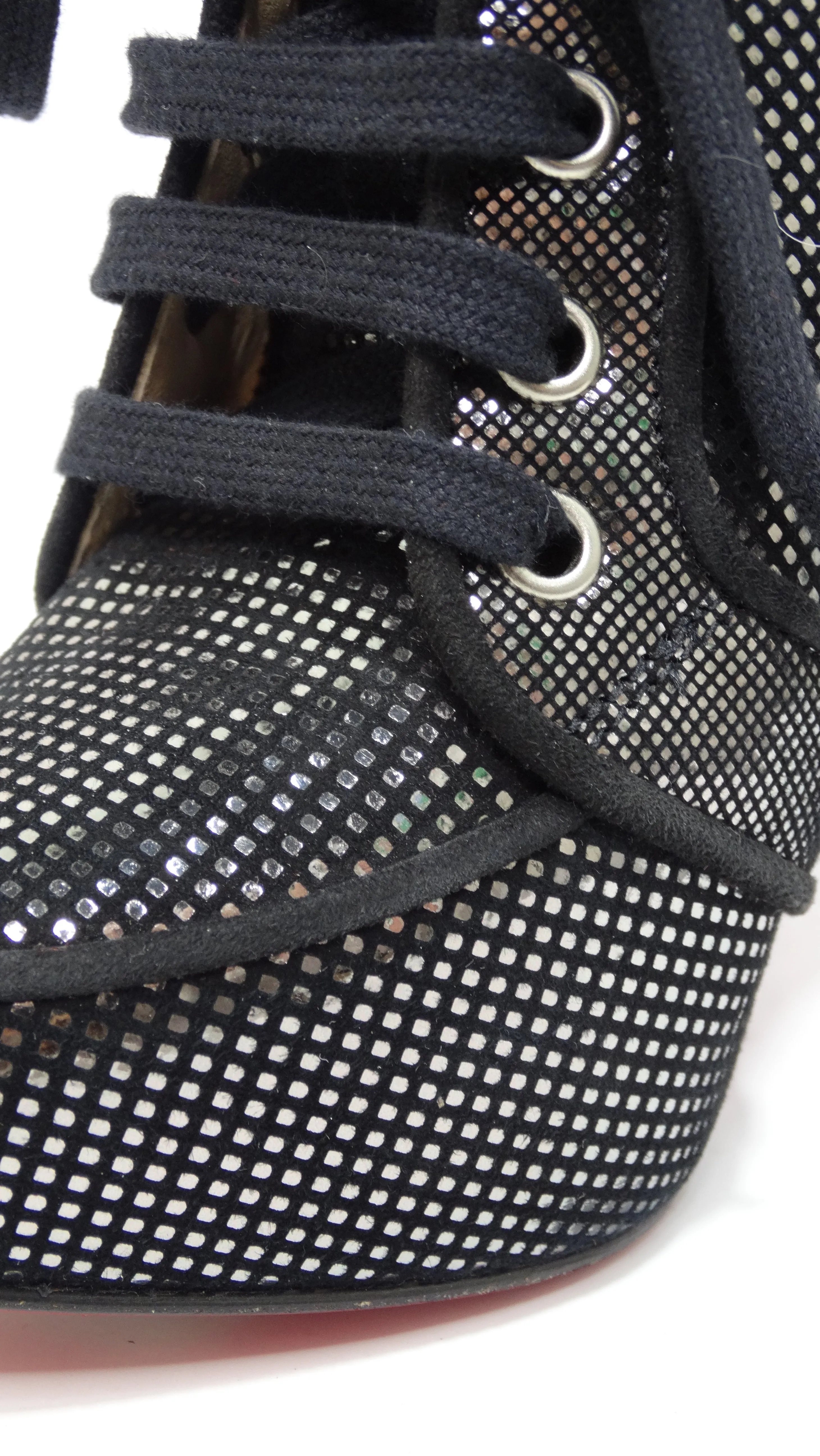 Christian Louboutin Lace Up Boots