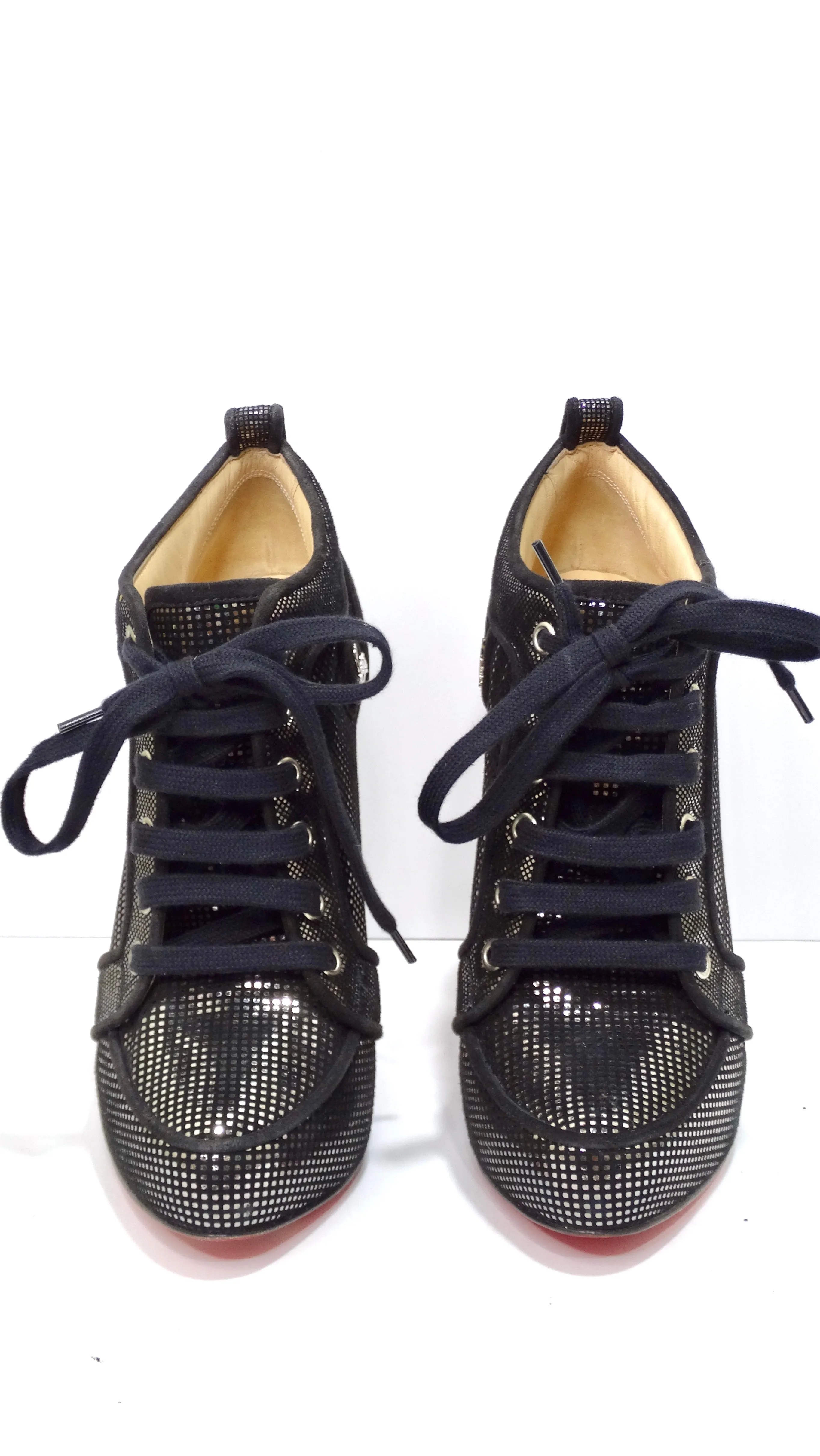 Christian Louboutin Lace Up Boots