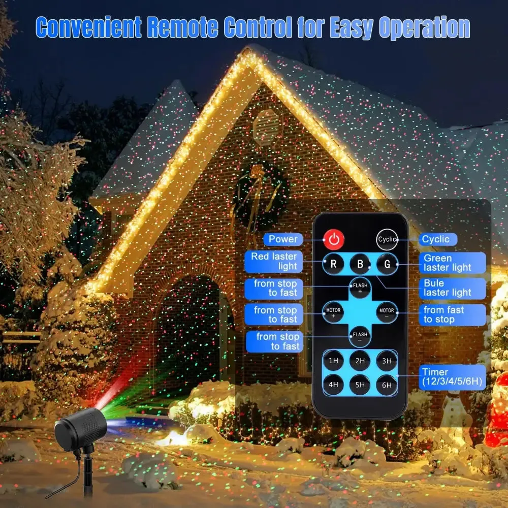 Christmas Projector Lights for Outdoor Holiday Displays