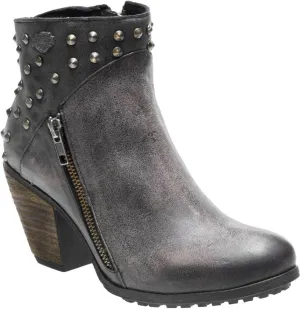 CLEARANCE Women's Harley-Davidson® Wexford 3.75-Inch Grey Fashion Booties