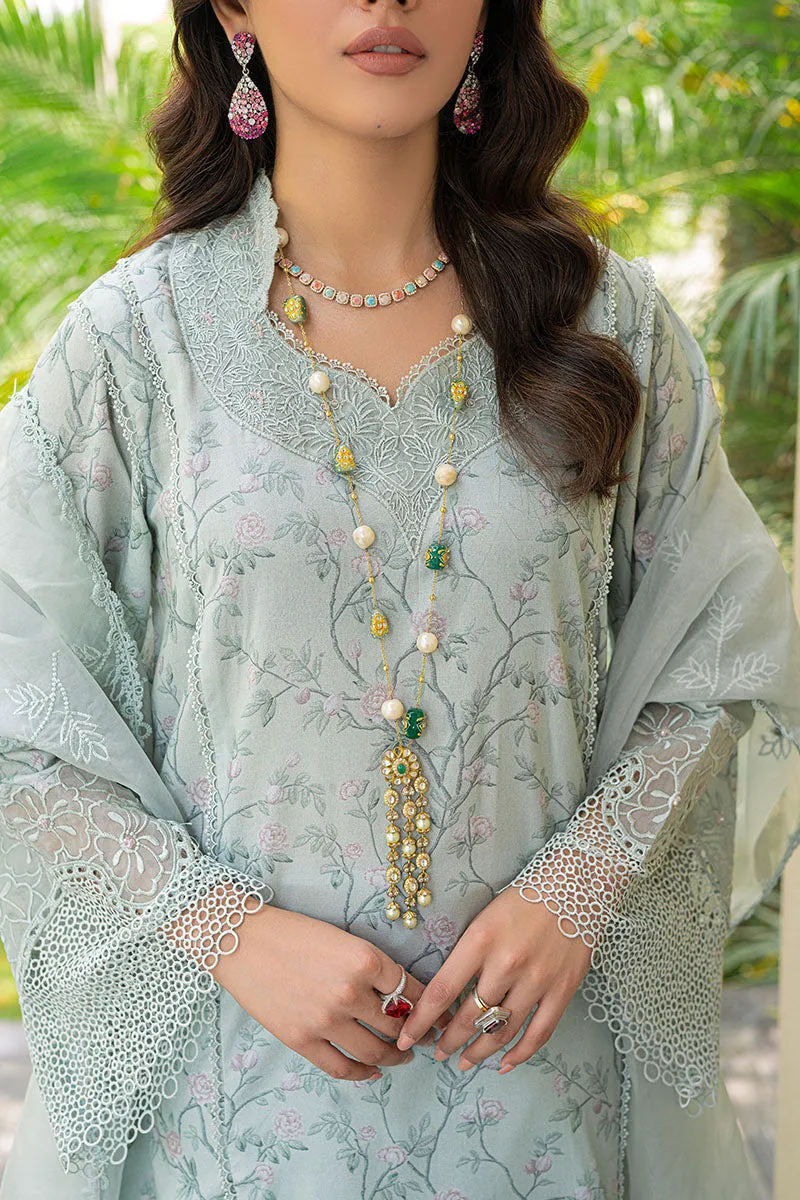 Clearly Aqua | Mushq Maison Pret Collection 2022 | Stitched Ready to Wear Lawn Suits