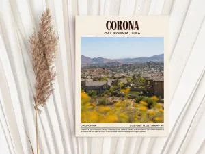 Corona Vintage Wall Art, California, USA