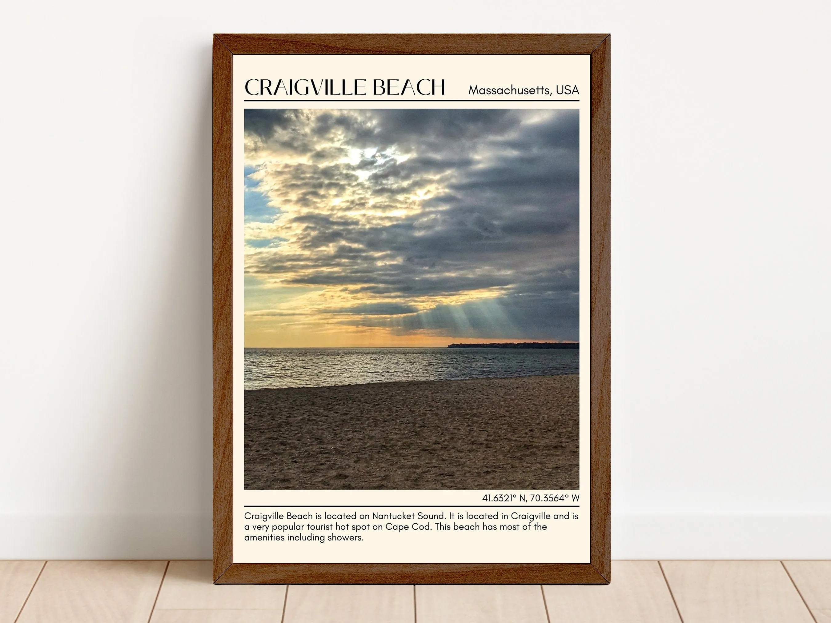 Craigville Beach Wall Canvas, Massachusetts, USA