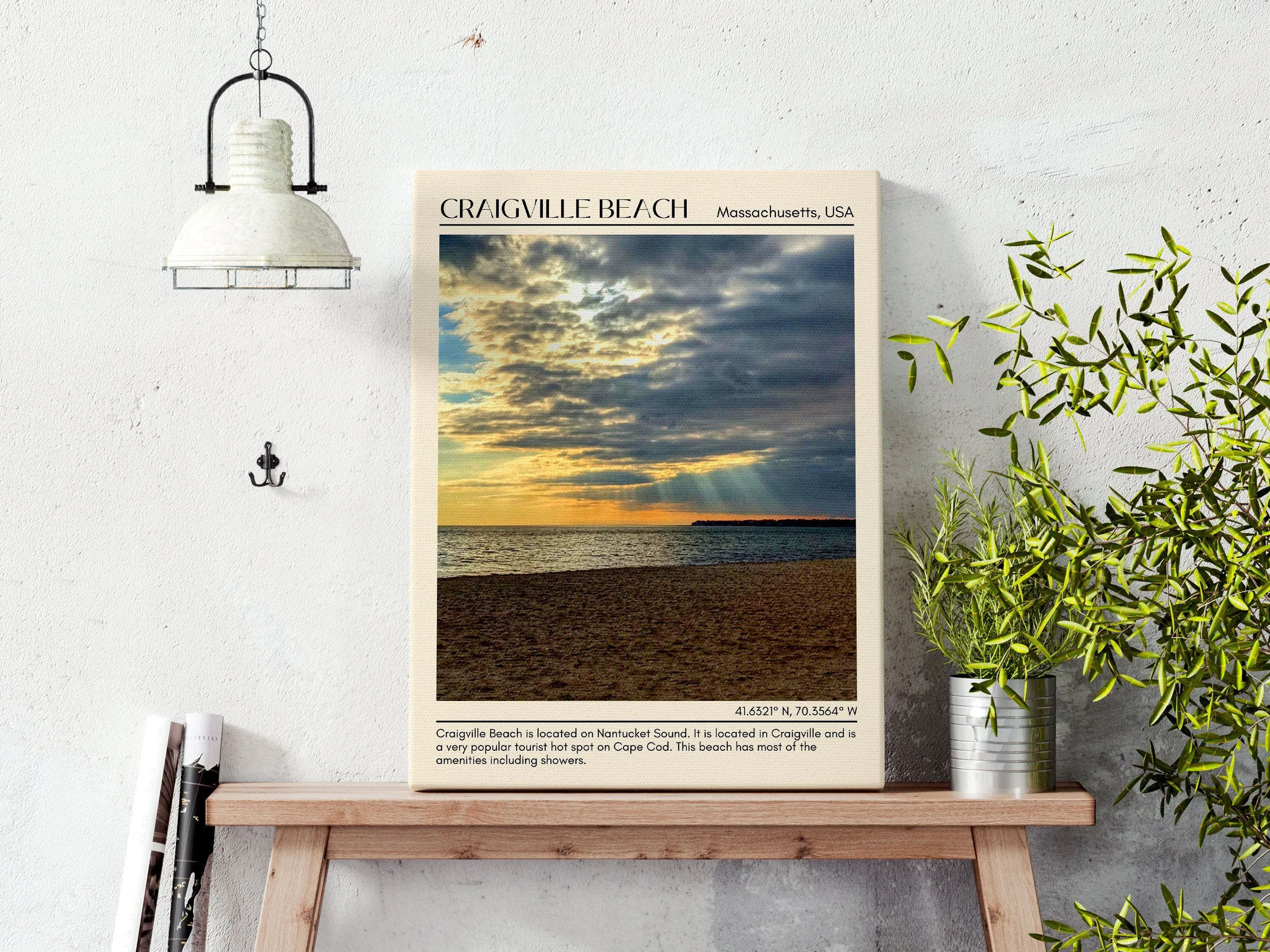 Craigville Beach Wall Canvas, Massachusetts, USA