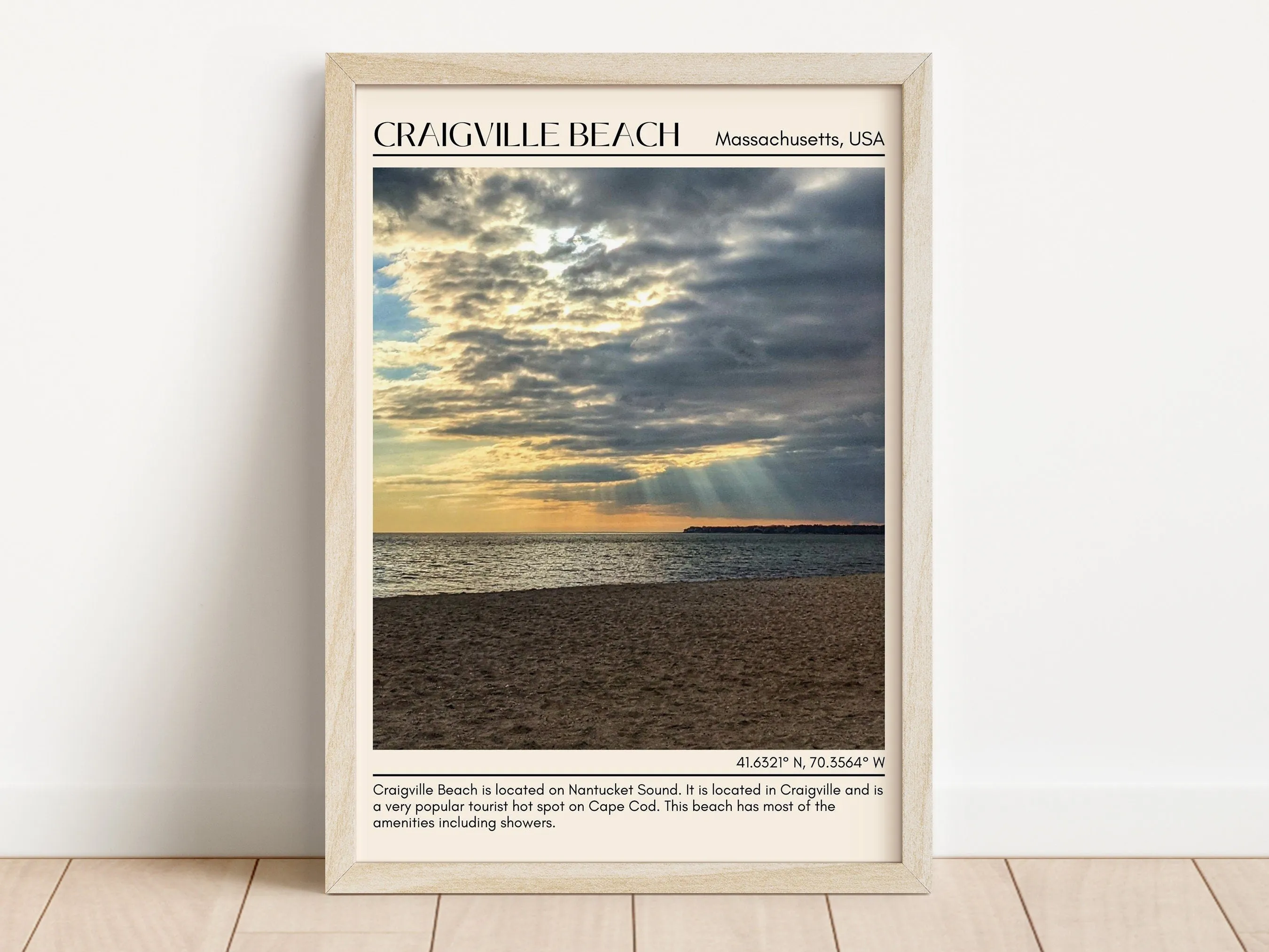 Craigville Beach Wall Canvas, Massachusetts, USA