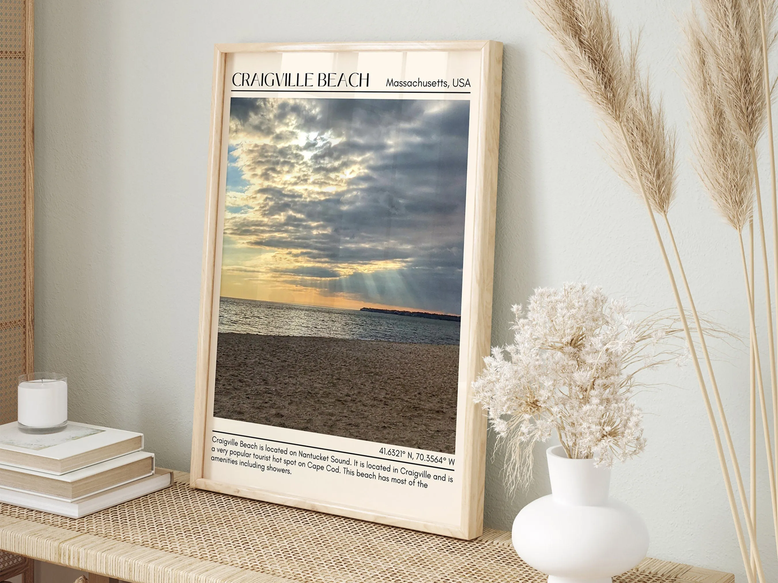 Craigville Beach Wall Canvas, Massachusetts, USA
