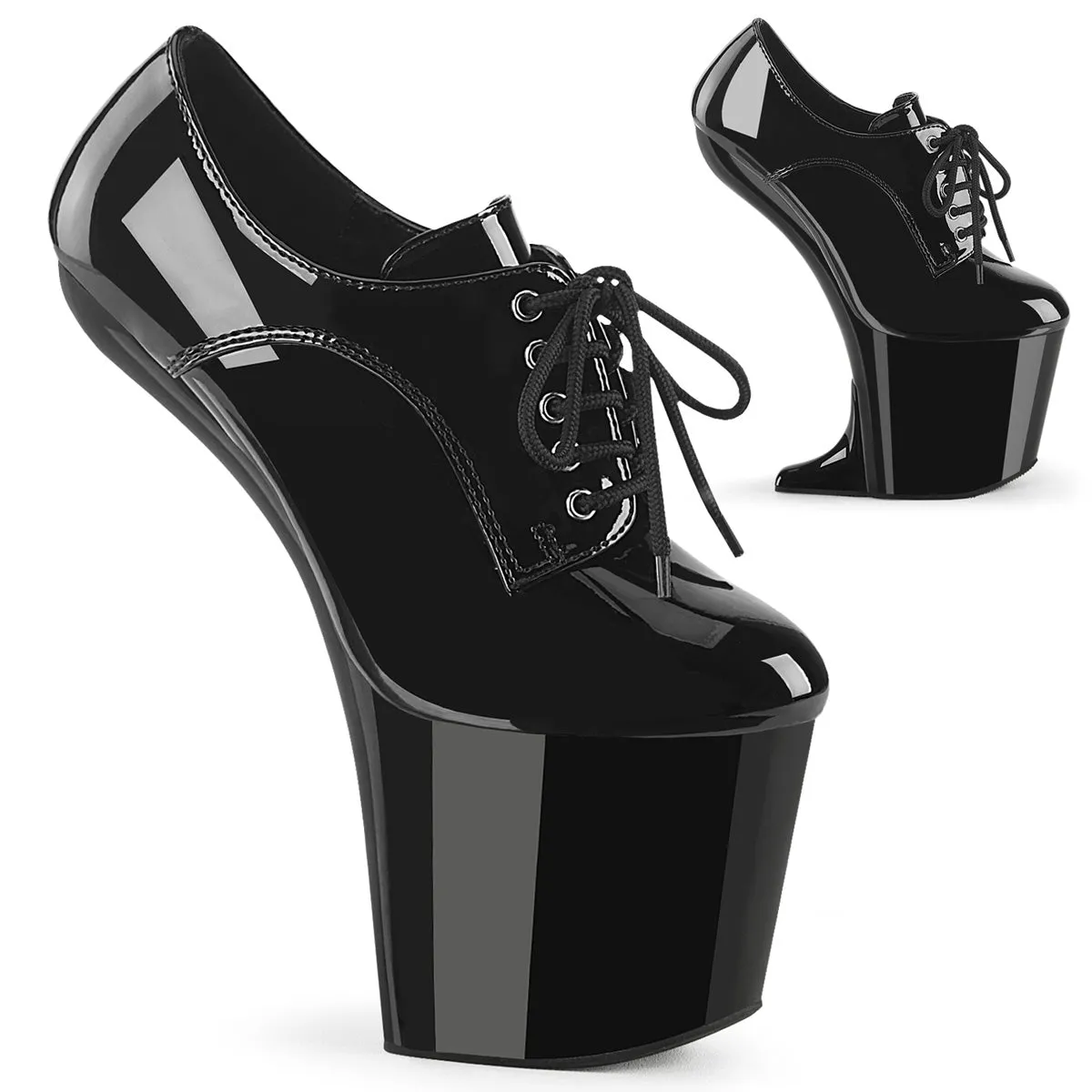 CRAZE-860  Black Patent/Black
