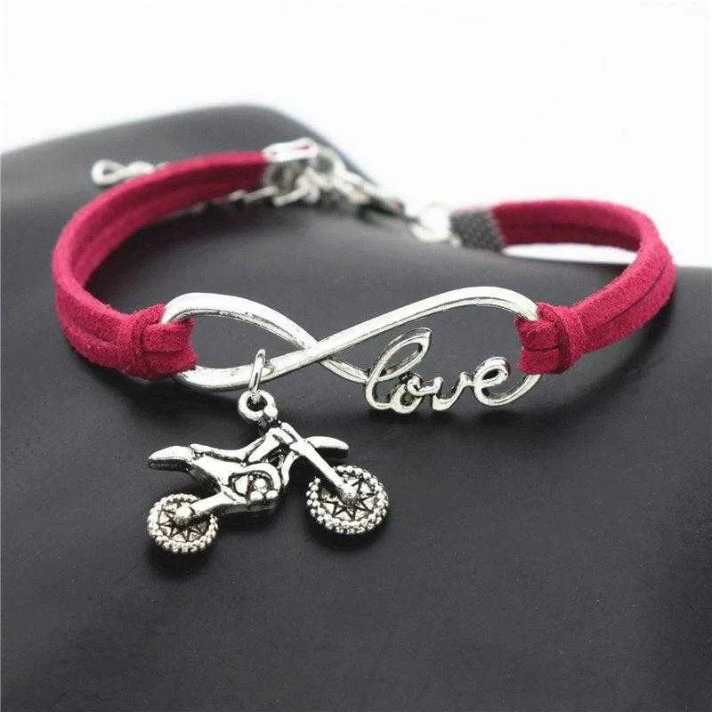 Cycolinks Handmade Motorbike Love Bracelet