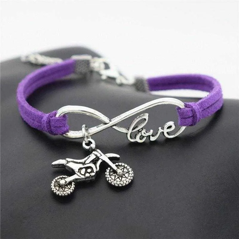 Cycolinks Handmade Motorbike Love Bracelet