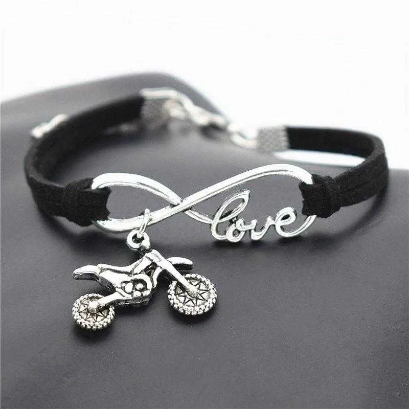 Cycolinks Handmade Motorbike Love Bracelet