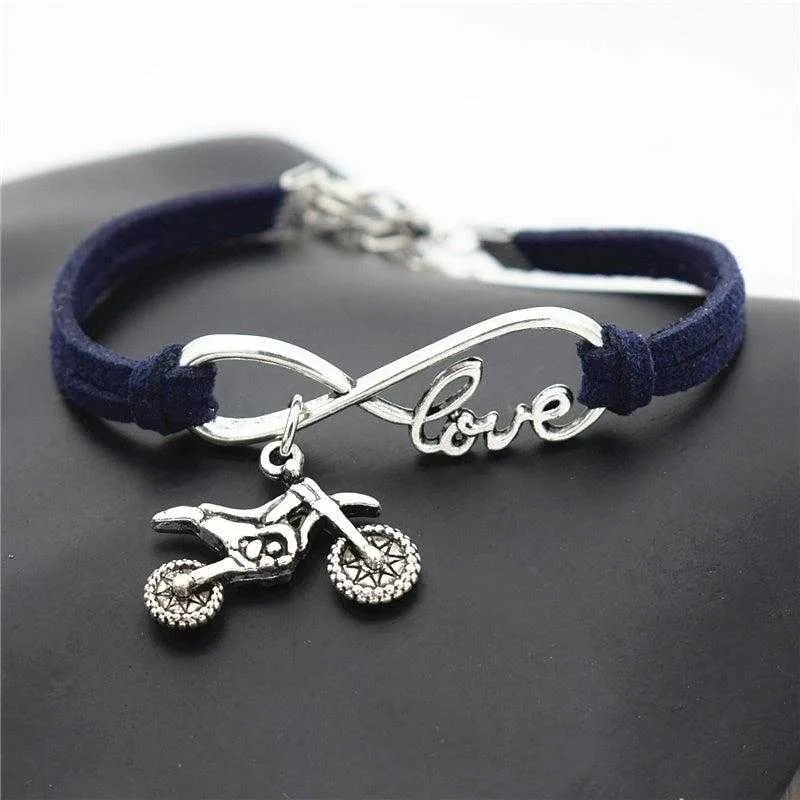 Cycolinks Handmade Motorbike Love Bracelet