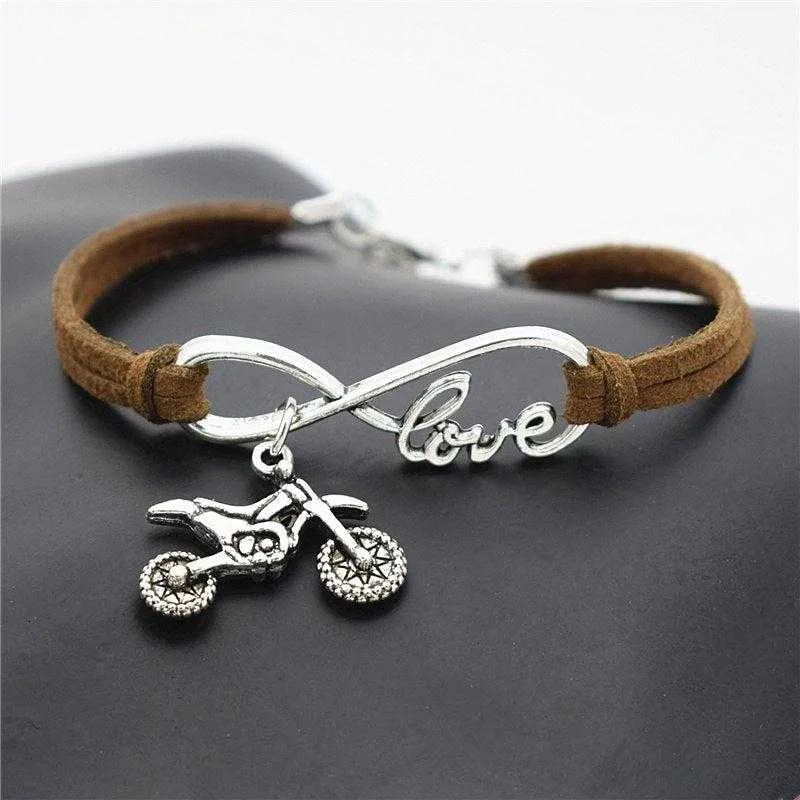 Cycolinks Handmade Motorbike Love Bracelet