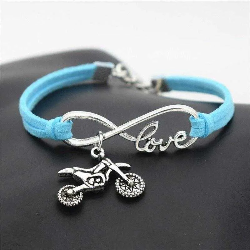 Cycolinks Handmade Motorbike Love Bracelet