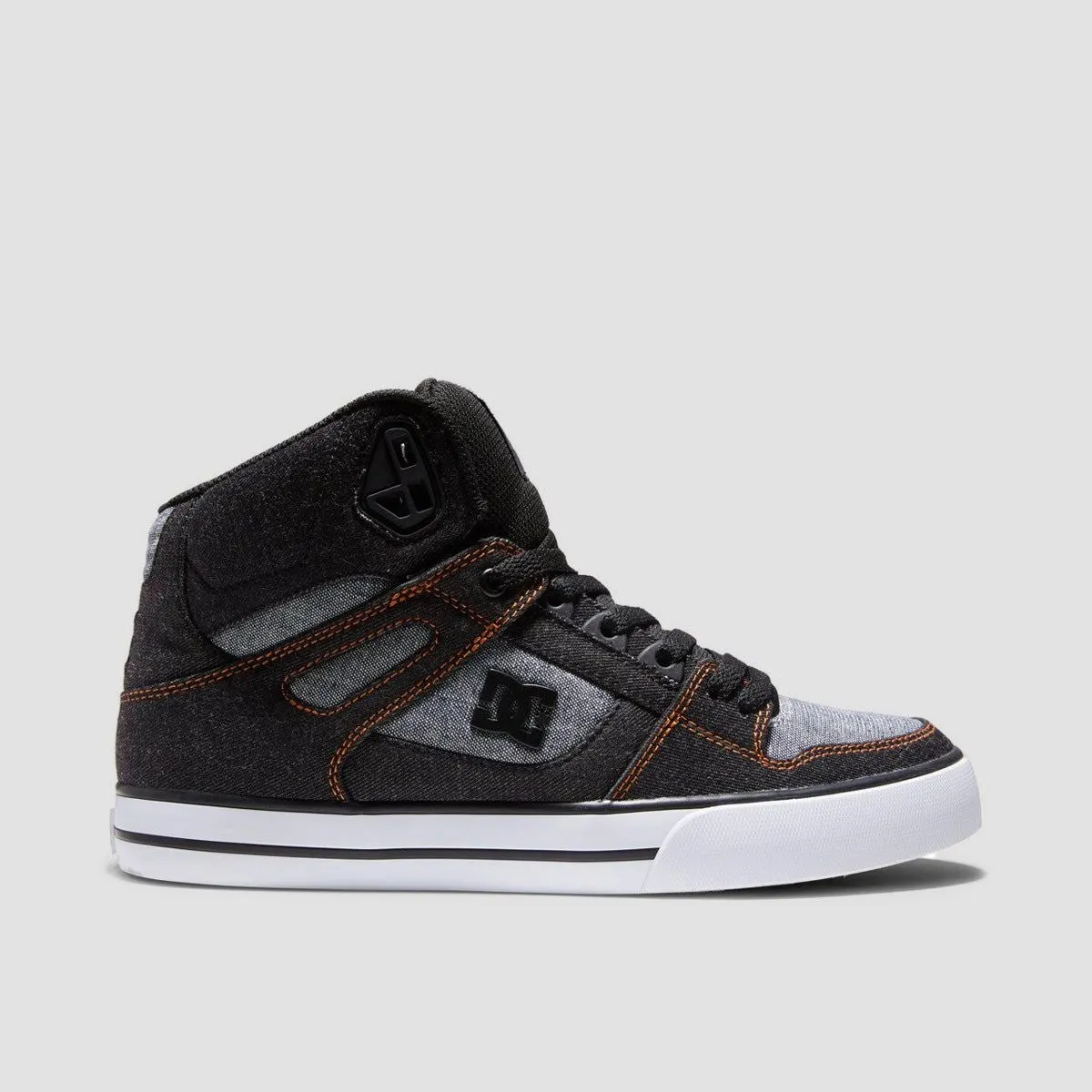 DC Pure High-Top WC Shoes - Black/Armor/Black