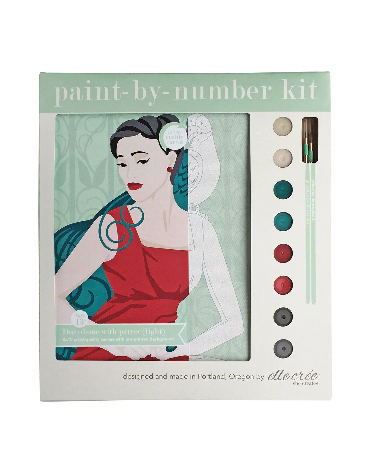 Deco Dame Paint-by-Number