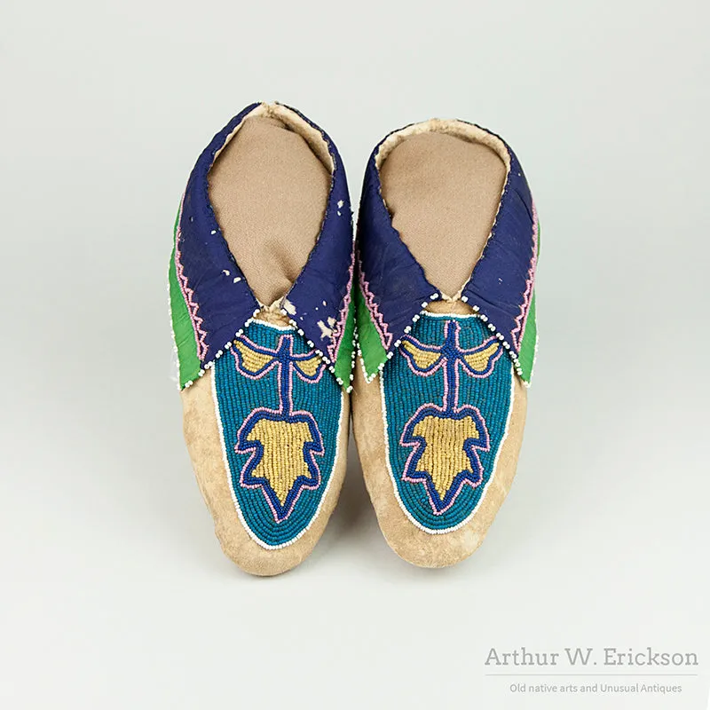 Delaware Beaded Moccasins
