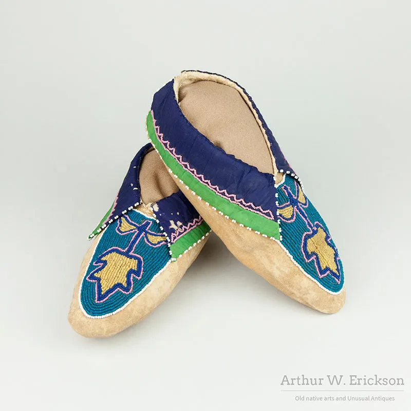 Delaware Beaded Moccasins