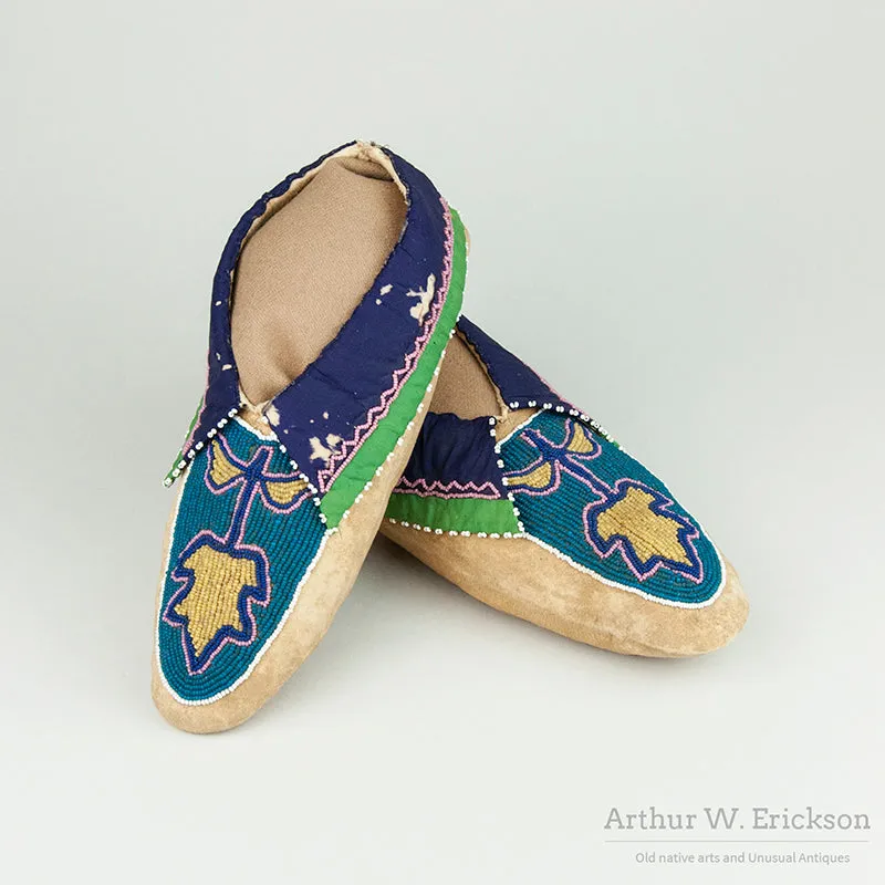 Delaware Beaded Moccasins