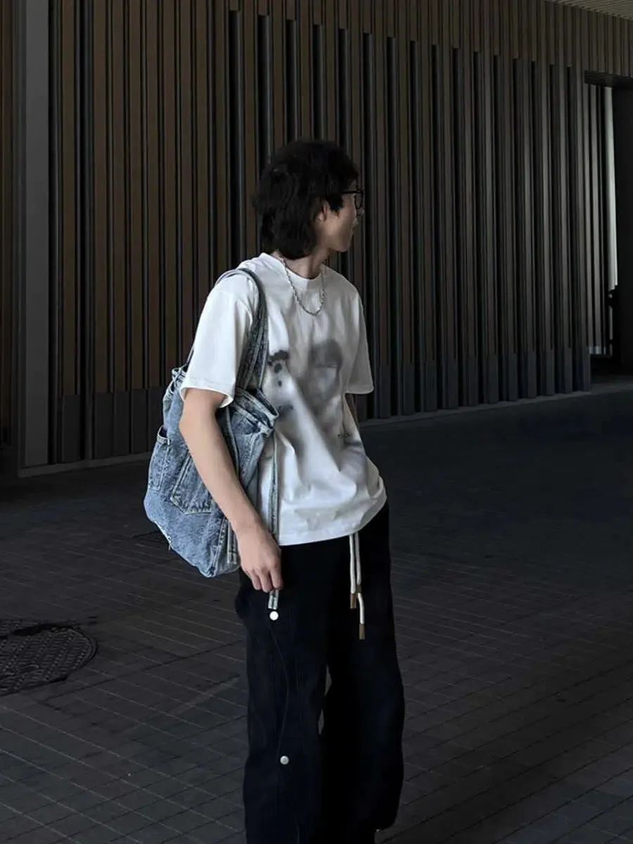 Denim-Style Fashion Canvas Bag