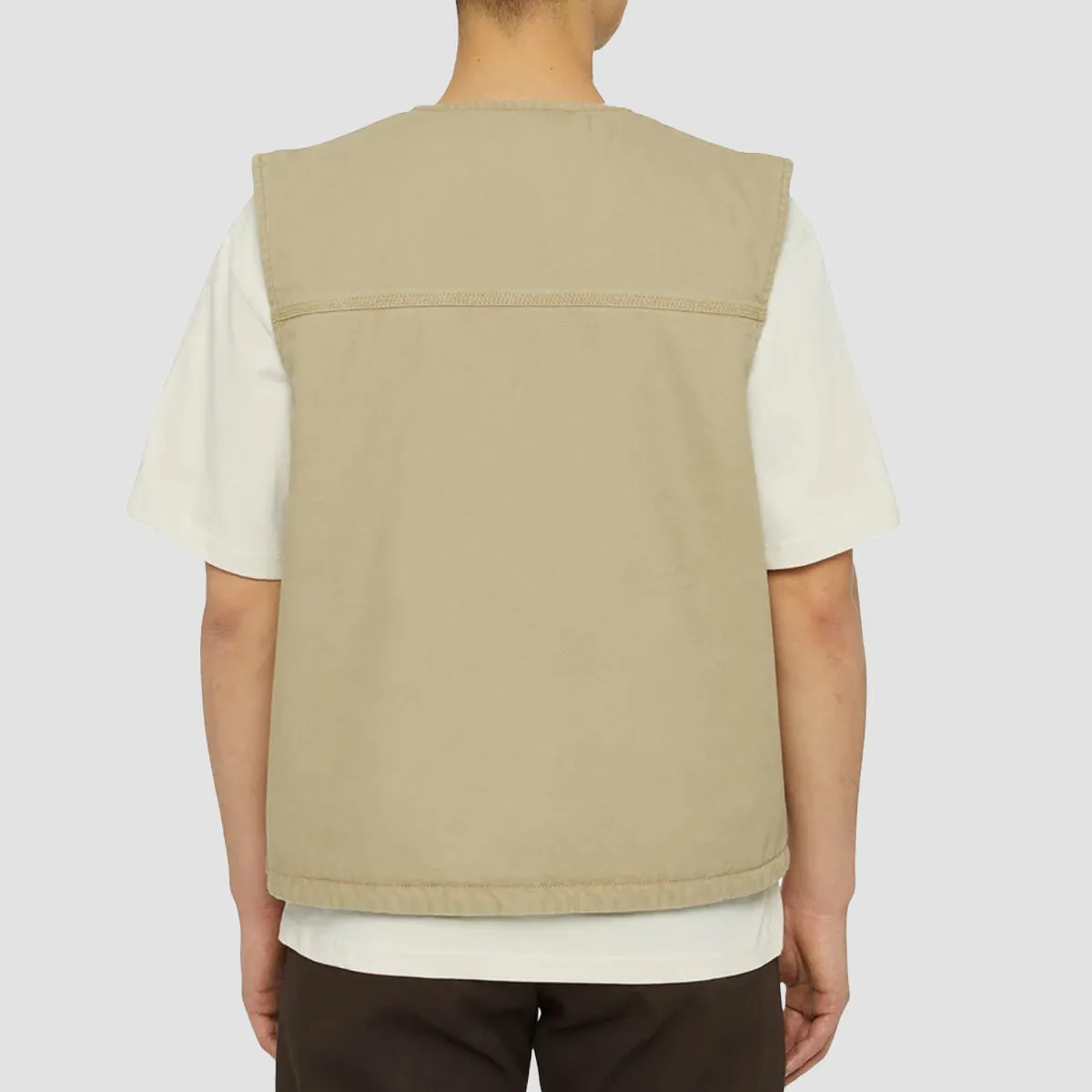 Dickies Duck Canvas Summer Vest Jacket SW Desert Sand
