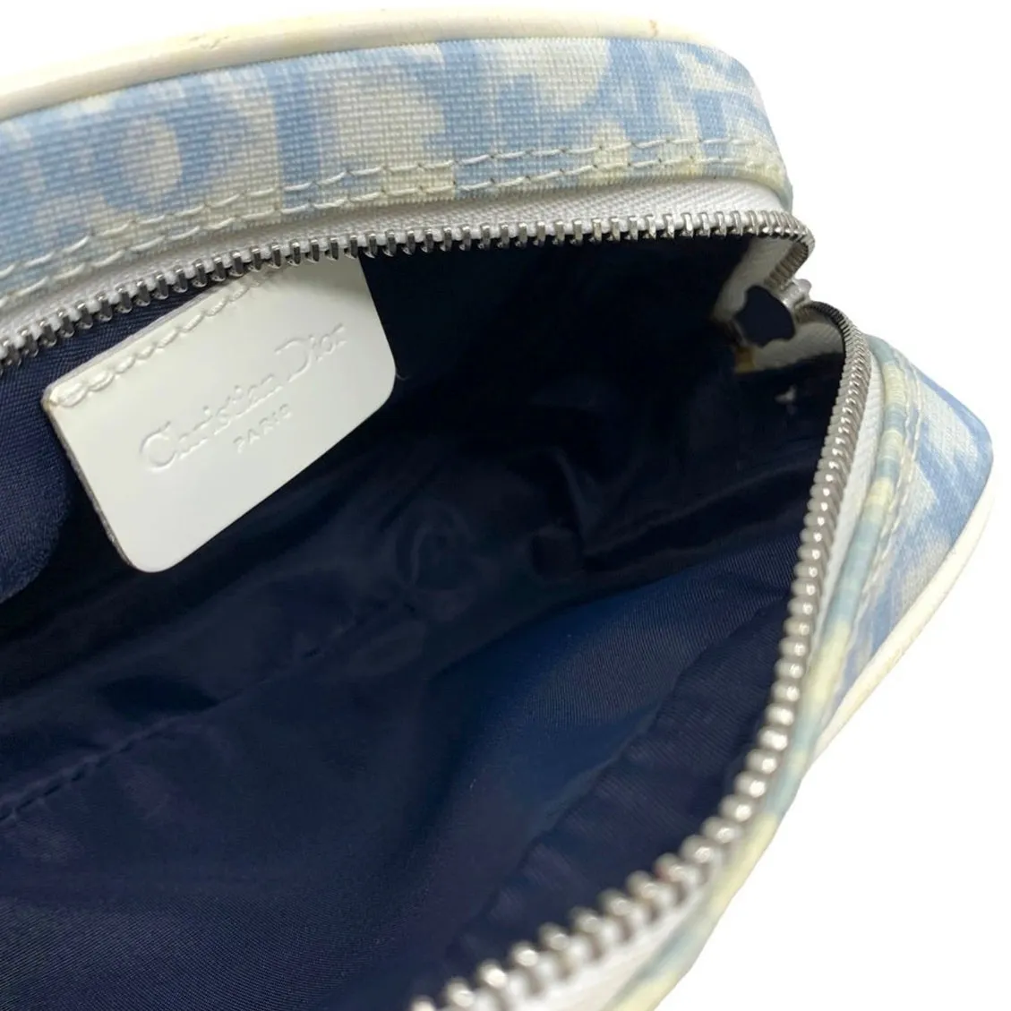 Dior Baby Blue Mini Wristlet