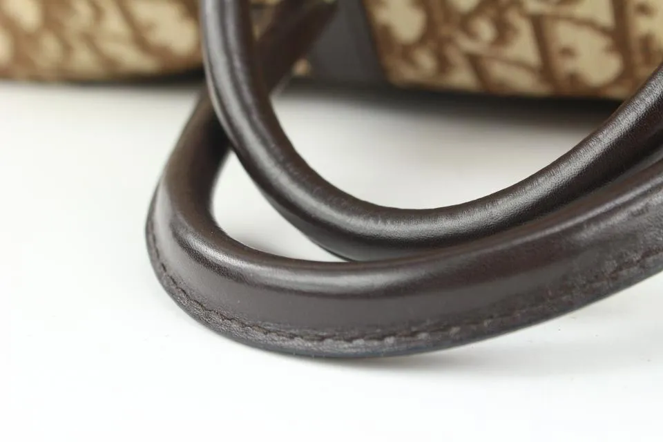 Dior Brown Monogram Trotter Boston Duffle Bag 776da41