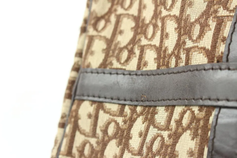 Dior Brown Monogram Trotter Boston Duffle Bag 776da41