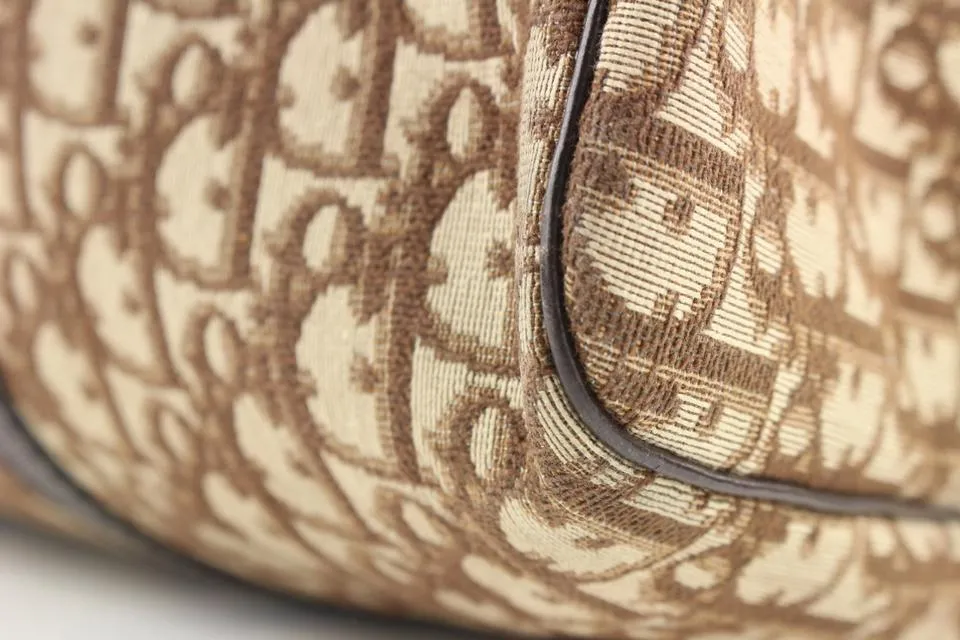 Dior Brown Monogram Trotter Boston Duffle Bag 776da41