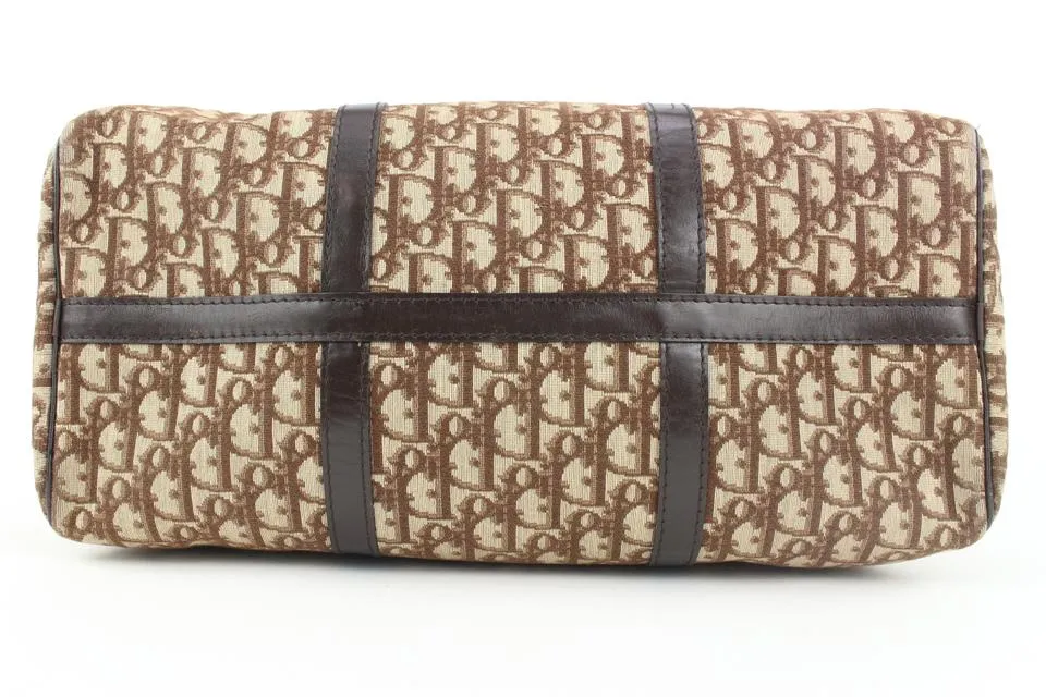 Dior Brown Monogram Trotter Boston Duffle Bag 776da41