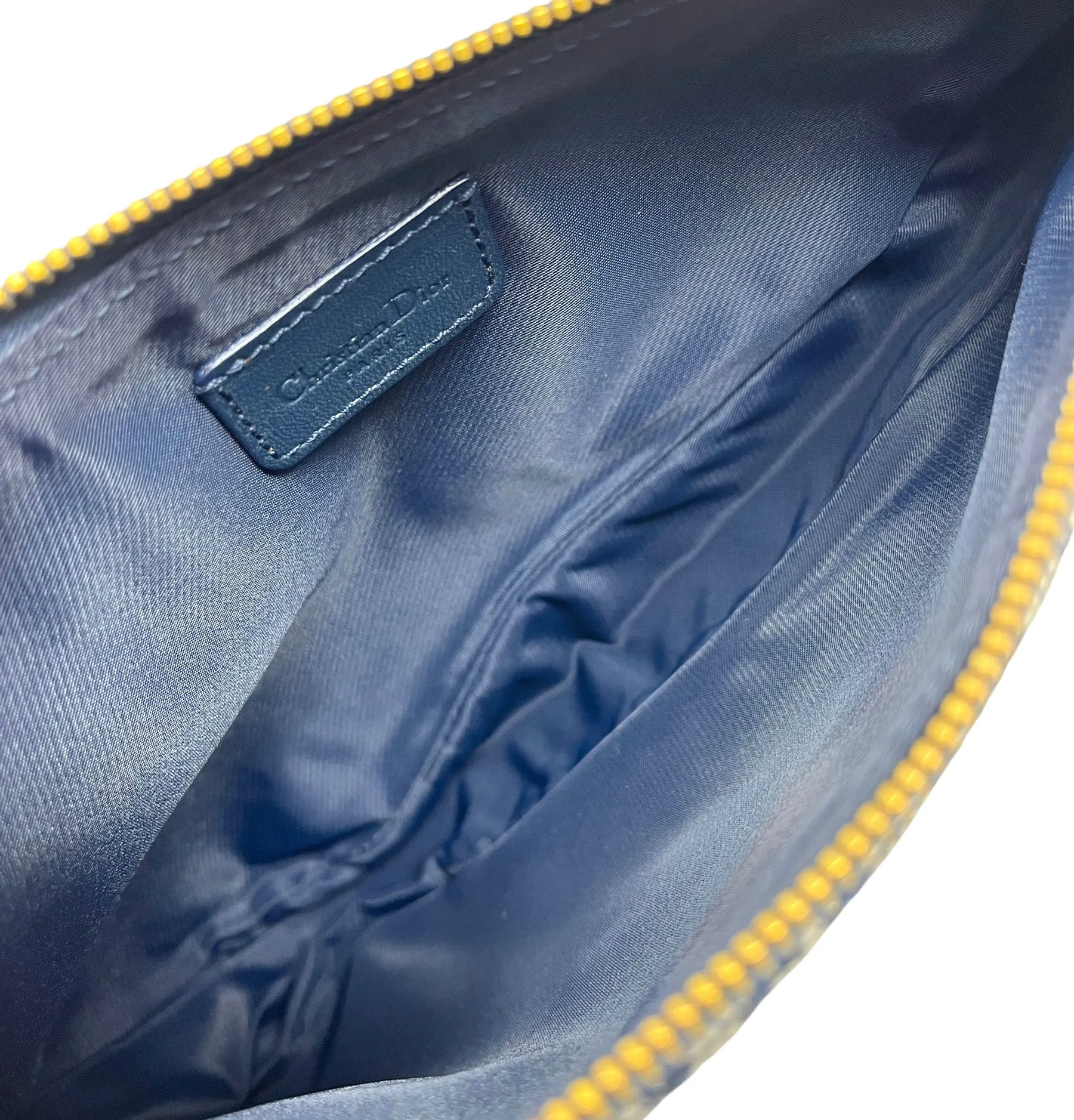 Dior Navy Mini Saddle Bag