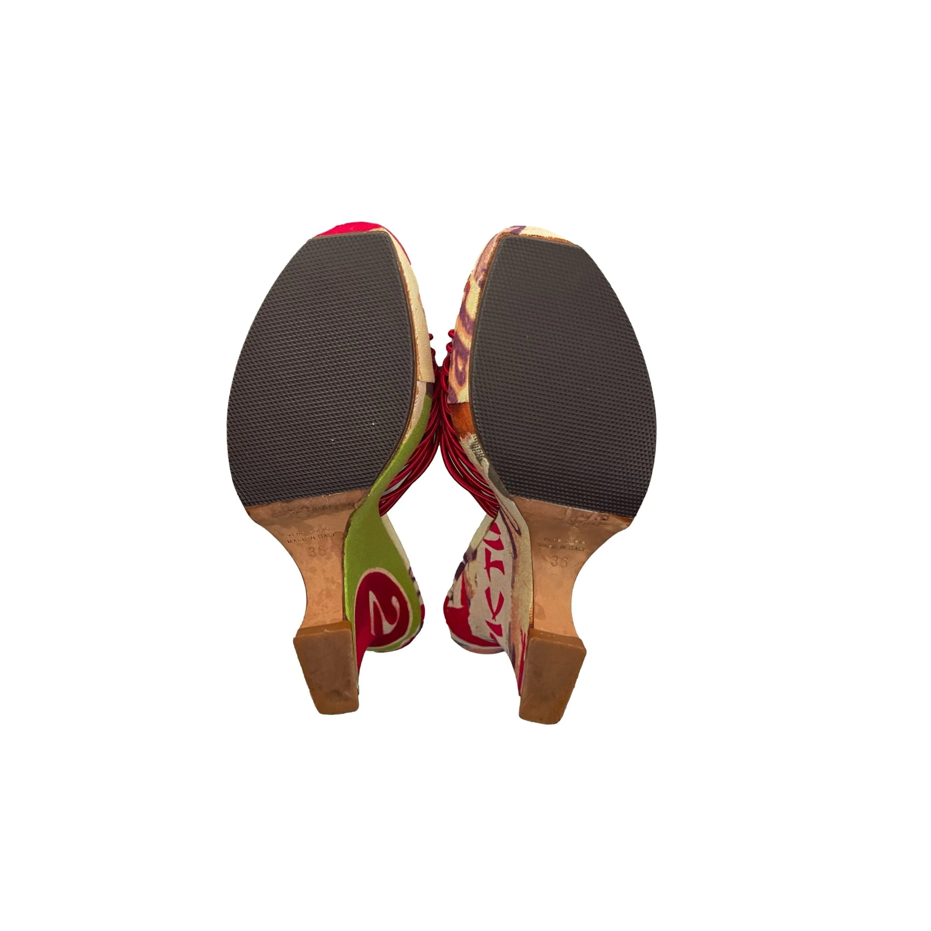 Dior Victim Logo Chunky Heels