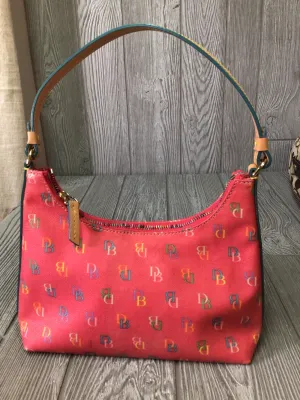 Dooney & Bourke Pink Shoulder Coated Canvas Vintage Purse