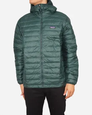 Down Sweater Hoody - Micro Green