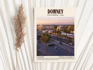 Downey Vintage Wall Art, California, USA